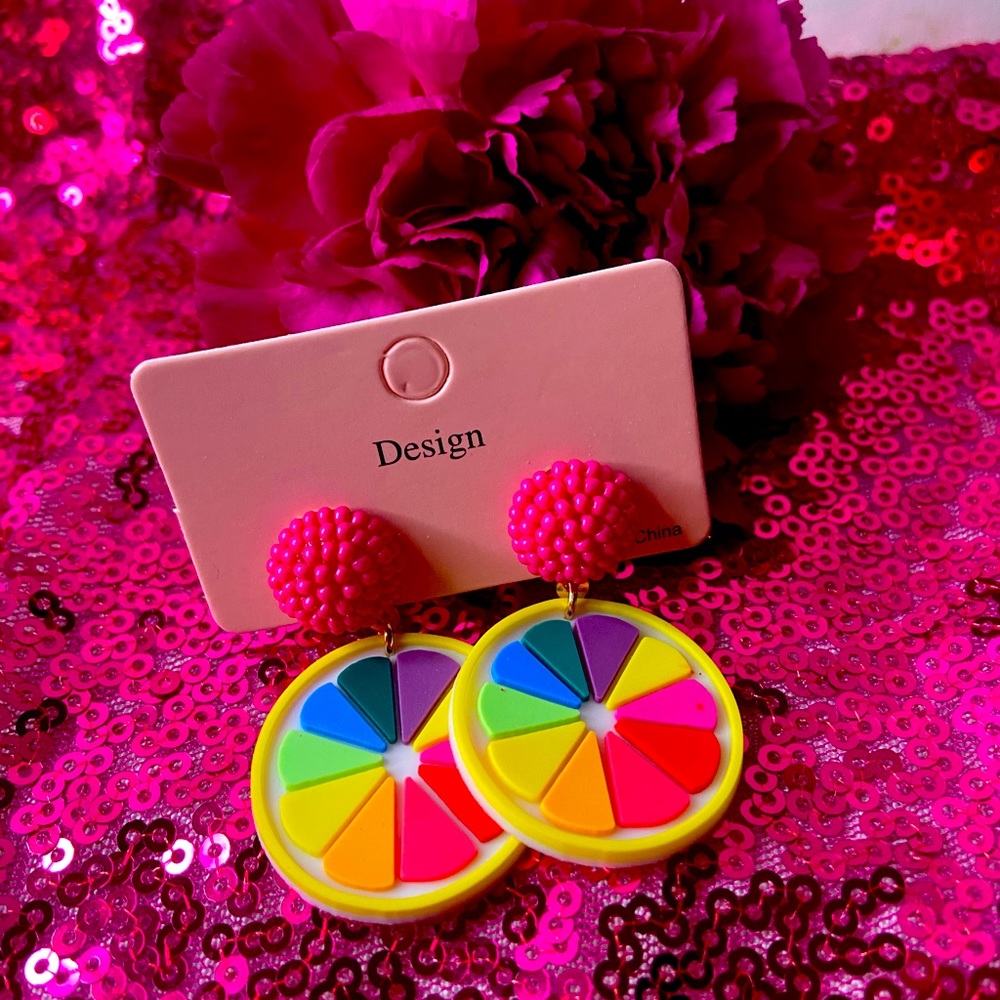Boutique multicolored new earrings